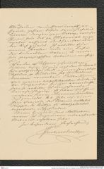Nachlass Franz Steindachner, Brief von H. Maltzan an Franz Steindachner (02.03.1881), Inv.Nr. 323.02, Seite 3
